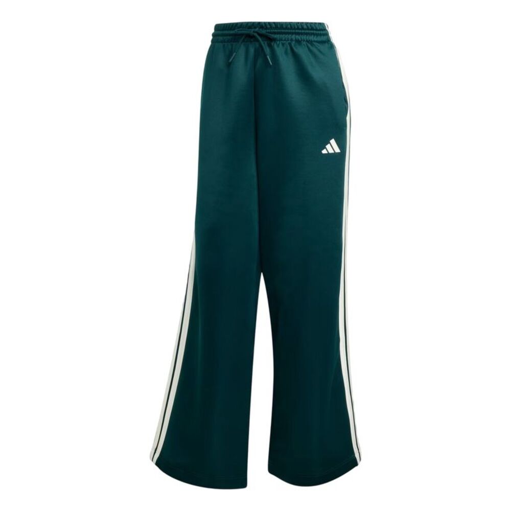 Adidas Womens/Ladies Firebird 3 Stripes Loose Sweatpants / Ivy